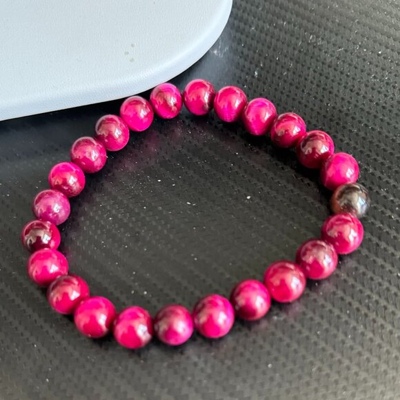 10MM Natural Gemstone Bracelet - Picture 4 of 9